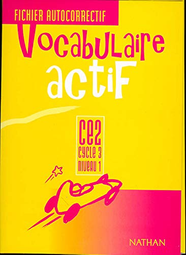 Beispielbild fr Vocabulaire Actif : Fichier Autocorrectif Ce2 zum Verkauf von RECYCLIVRE