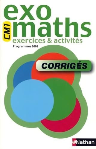 9782091216096: Exomaths cm1 corriges exercices & activites livre du maitre