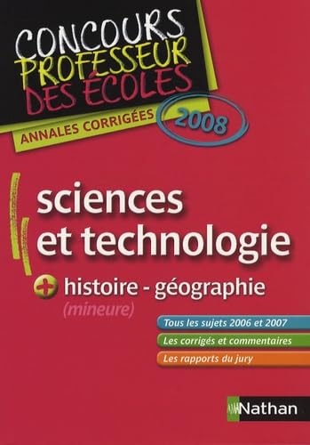 Beispielbild fr Sciences et technologie zum Verkauf von A TOUT LIVRE