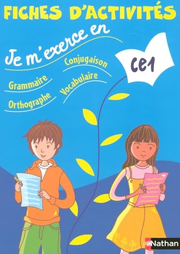 Stock image for Je m'exerce en grammaire-conjugaison-orthographe-vocabulaire CE1 : Fiches d'activits for sale by medimops