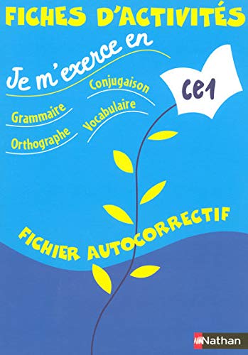 Beispielbild fr Fiches d'activits Je m'exerce en grammaire, conjugaison, orthographe, vocabulaire CE1 : Fichier autocorrectif zum Verkauf von medimops