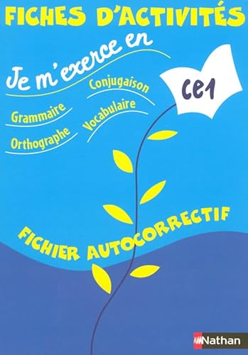 Stock image for Fiches d'activits Je m'exerce en grammaire, conjugaison, orthographe, vocabulaire CE1 : Fichier autocorrectif for sale by medimops