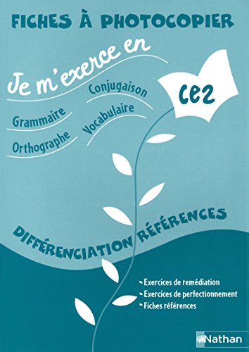 9782091220154: Je m'exerce Diffrenciation rfrences CE2: Fiches  photocopier