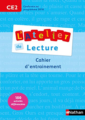 L'Atelier de Lecture - cahier entrainement - CE2 (9782091224114) by Descouens, Martine; MÃ©dard, Paul-Luc; Mesnager, Jean; RÃ©mond, Georges; Richaudeau, FranÃ§ois