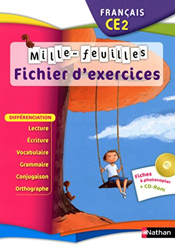 9782091224633: Franais CE2 Mille-feuilles : Fichier d'exercices (1Cdrom)