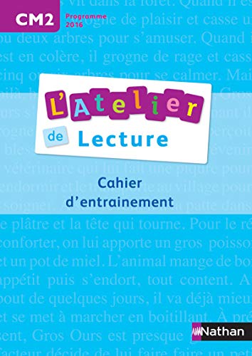 L Atelier De Lecture Cm2 Cahier D Entrainement By Alain Bentolila Brand New Paperback 11 Revaluation Books