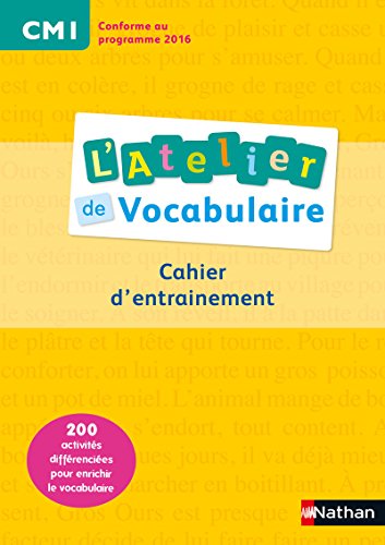Stock image for L'Atelier de Vocabulaire CM1 for sale by Ammareal