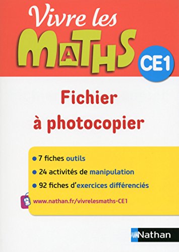 9782091239576: Vivre les Maths - fiches  photocopier - CE1: Fichier  photocopier