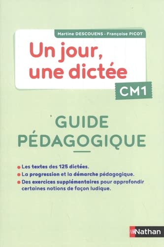 Stock image for Un jour, une dicte CM1: Guide pdagogique for sale by medimops