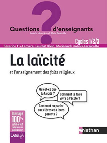 Beispielbild fr la lacit et l'enseignement des faits religieux zum Verkauf von Chapitre.com : livres et presse ancienne