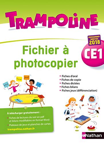 Stock image for Trampoline - Fichier  photocopier - CE1 - 2019 for sale by Gallix