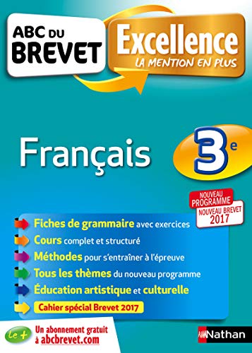 Stock image for ABC du Brevet Excellence - Franais 3e - Nouveau Brevet for sale by medimops