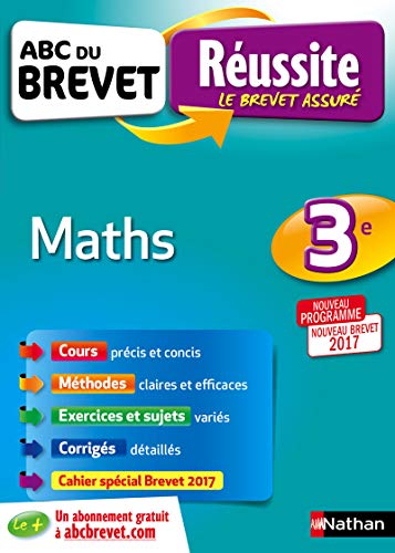 9782091500447: ABC du Brevet - Maths 3e - Nouveau Brevet 2017