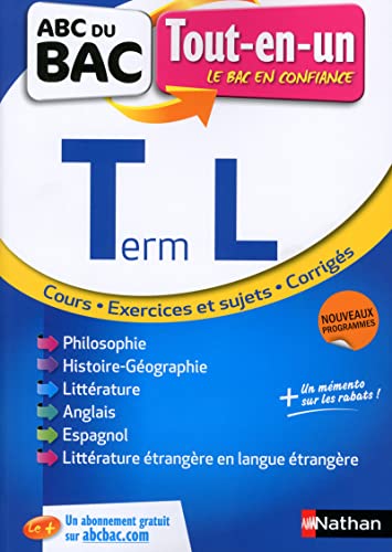 Beispielbild fr Terminale L, tout-en-un : cours, exercices et sujets, corrigs : nouveaux programmes zum Verkauf von LeLivreVert
