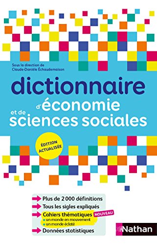 Stock image for Dictionnaire d'conomie et de sciences sociales for sale by Ammareal