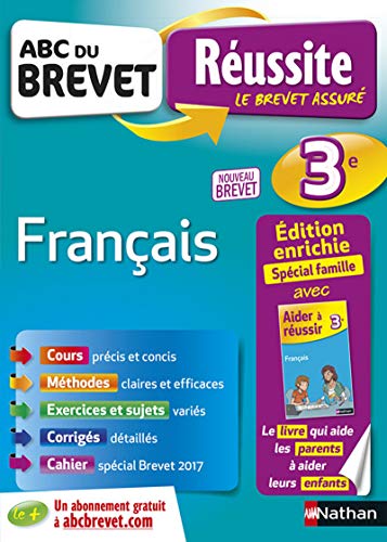 Imagen de archivo de ABC du Brevet Russite Parent Franais 3e a la venta por Librairie Th  la page