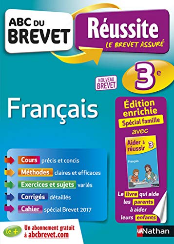 Stock image for ABC du Brevet Russite Parent Franais 3e for sale by Ammareal