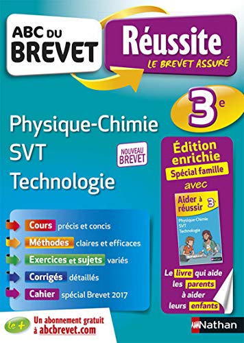 Beispielbild fr ABC du Brevet Russite Parent Physique-Chimie SVT Techno 3e zum Verkauf von Ammareal