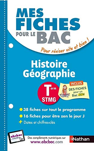 Beispielbild fr Mes fiches pour le BAC Histoire Gographie Term STMG zum Verkauf von medimops