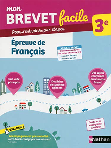 Stock image for Mon Brevet facile - preuve de Franais - 3e (02) Bouhours, Thomas et Touchet, Galle for sale by BIBLIO-NET