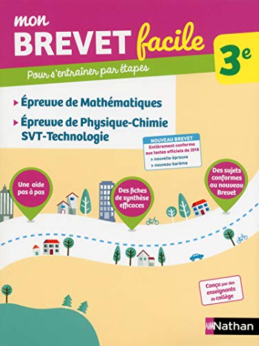 Stock image for Mon Brevet Facile, 3e : preuve De Mathmatiques, preuve De Physique Chimie, Svt, Technologie for sale by RECYCLIVRE
