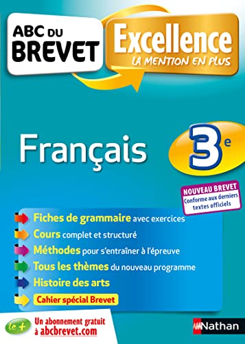 Stock image for ABC Excellence Brevet Franais 3e - Nouveau brevet for sale by Buchpark
