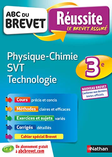 Beispielbild fr ABC Russite Brevet - Physique Chimie/SVT/Techno - 3e - Nouveau Brevet zum Verkauf von Ammareal