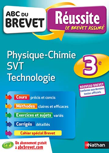 Stock image for ABC Russite Brevet - Physique Chimie/SVT/Techno - 3e - Nouveau Brevet for sale by Ammareal