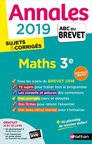 9782091573625: Mathmatiques 3e: Sujets & corrigs