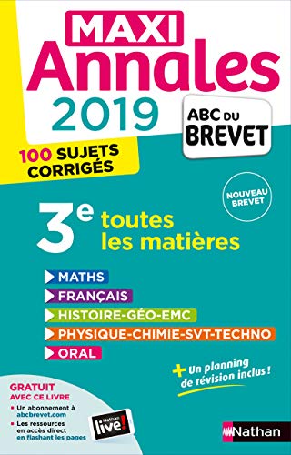 Stock image for Maxi Annales ABC du Brevet 2019 for sale by Ammareal