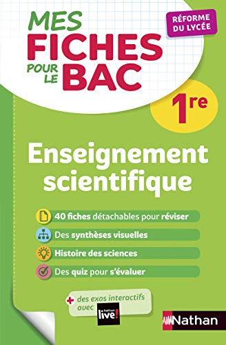 Imagen de archivo de Mes Fiches ABC pour le BAC Enseignement Scientifique 1re a la venta por ThriftBooks-Dallas