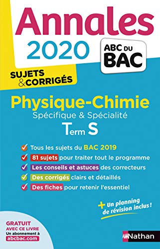 9782091574387: Annales ABC du BAC 2020 Physique-Chimie Term S