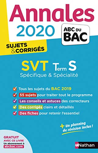 Stock image for Annales ABC du BAC 2020 SVT Term S for sale by Ammareal