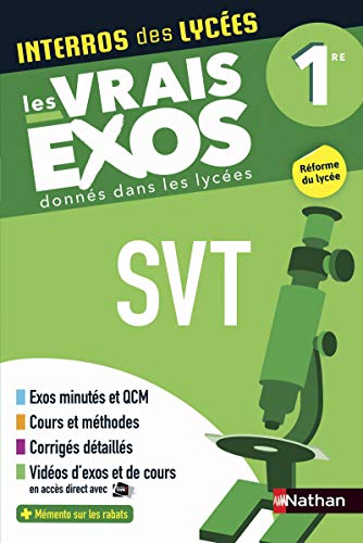 Imagen de archivo de Svt 1re : Les Vrais Exos Donns Dans Les Lyces : Rforme Du Lyce a la venta por RECYCLIVRE