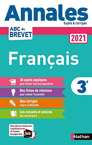 Imagen de archivo de Annales ABC du Brevet 2021 Franais a la venta por medimops