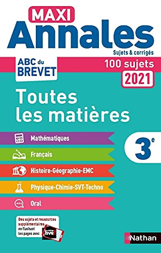 Beispielbild fr Maxi-Annales ABC du Brevet 2021 zum Verkauf von medimops
