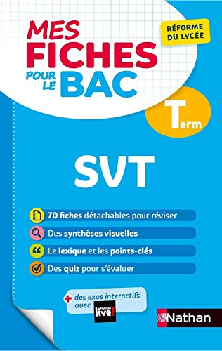 Imagen de archivo de SVT (Sciences de la vie et de la Terre) Terminale - Mes fiches pour le BAC Tle - BAC 2024 [Broch] Camara, Christian et Gaston, Claudine a la venta por BIBLIO-NET