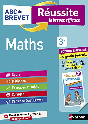 Beispielbild fr ABC du Brevet Russite Famille - Maths 3e zum Verkauf von medimops