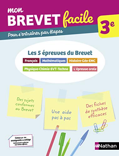 Stock image for Mon Brevet facile 3e - Toutes les matires (6) for sale by Gallix