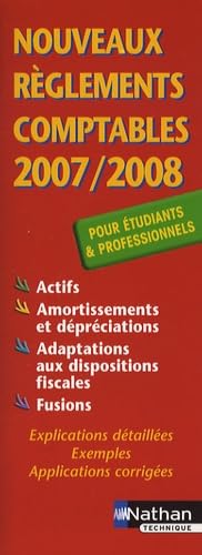 Beispielbild fr Nouveaux rglements comptables zum Verkauf von medimops