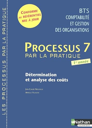 Beispielbild fr Processus 7 - Dtermination et analyse des cots - BTS CGO 1re anne zum Verkauf von Ammareal