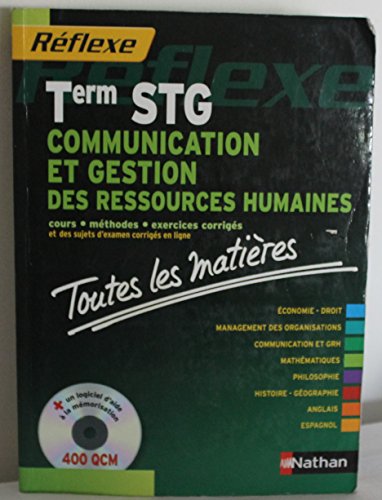 9782091606668: Communication et gestion des ressources humaines Tle STG: Toutes les matires