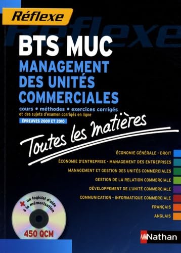 Beispielbild fr Management des units commerciales BTS MUC : Toutes les matires (1CD-Rom) zum Verkauf von Ammareal