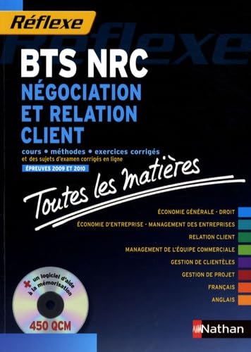 Beispielbild fr Ngociation et relation client BTS NRC : Toutes les matires (1CD-Rom) zum Verkauf von Ammareal