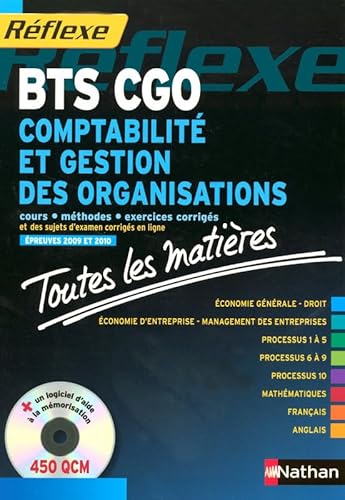 9782091606712: Toutes les matires BTS CGO Comptabilit et gestion des organisations