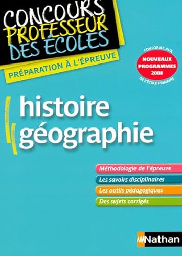 Stock image for Histoire Gographie - CRPE (Ancien Programme) for sale by Ammareal