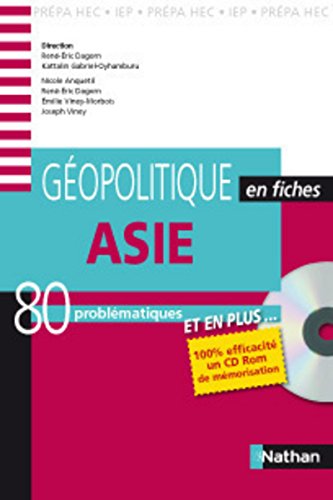 Beispielbild fr Asie : Gopolitique en fiches - 80 Problmatiques (Livre + 1CD-Rom interactif) zum Verkauf von medimops