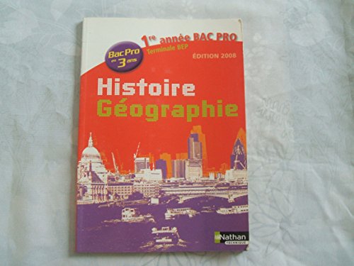 Stock image for HIST GEOG 1E ANNEE BAC PRO 3 A for sale by Ammareal