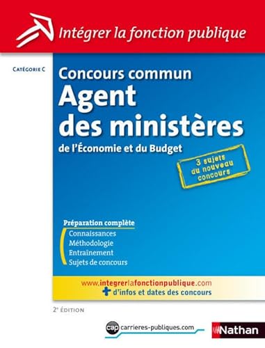 Imagen de archivo de Concours commun Agent des ministres de l'conomie et du Budget a la venta por Ammareal