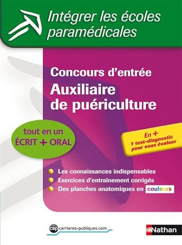 Beispielbild fr Concours D'entre Auxiliaire De Puriculture : preuves crites Et Orales zum Verkauf von RECYCLIVRE